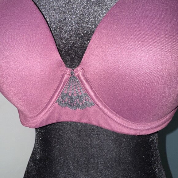 Soma Embraceable Full Cov Geo Lace Racerback Underwire Lined Bra Size 38C - Picture 2 of 11